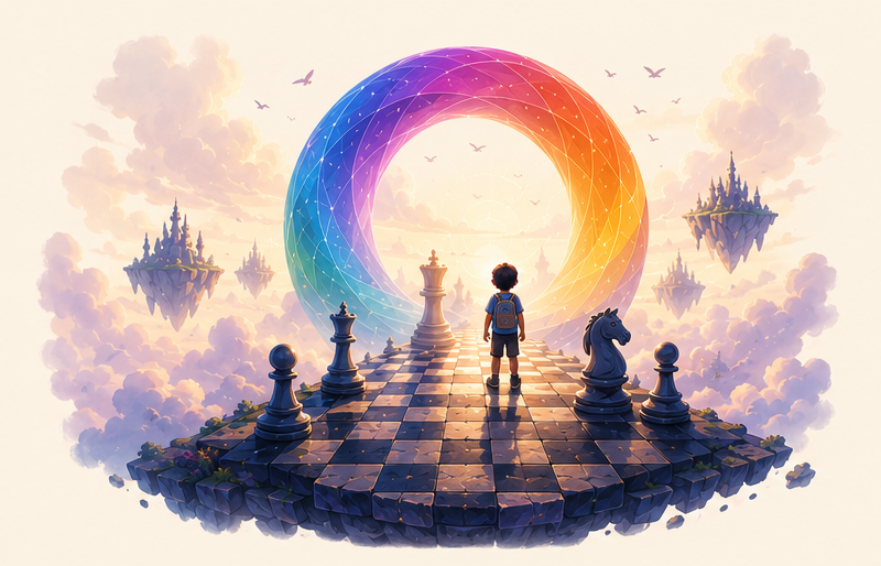 Child learning online chess with experienced coach at Torus Chess Academy